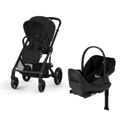 Cybex Balios S Lux + Cloud G Pro Travel System Bundle - Moon Black