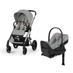 Cybex Balios S Lux + Cloud G Pro Travel System Bundle - Stone Grey