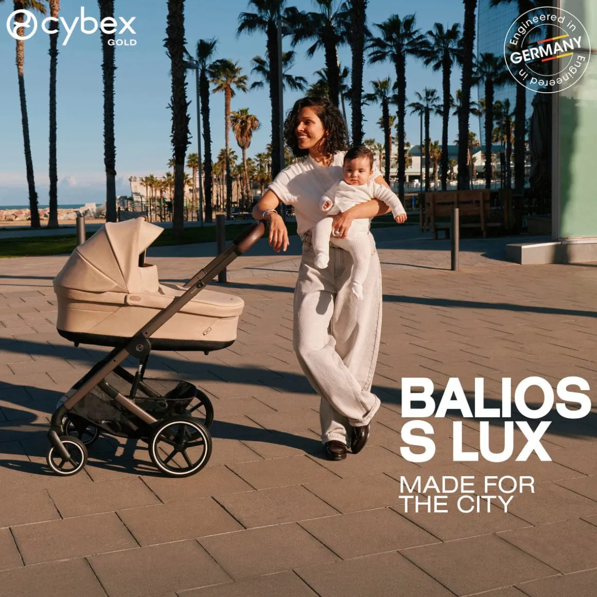 Cybex Balios S Lux Stroller - Almond Beige