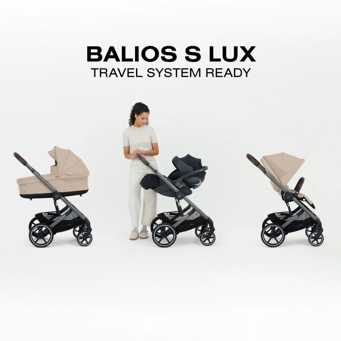 Cybex Balios S Lux Stroller - Stone Grey