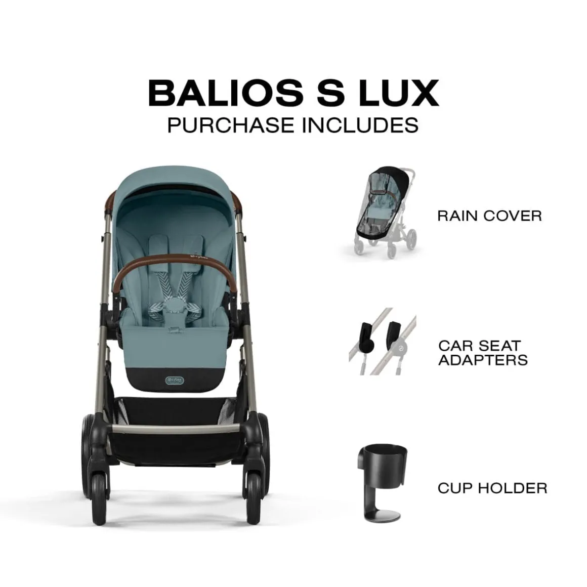 Cybex Balios S Lux Stroller - Stormy Blue