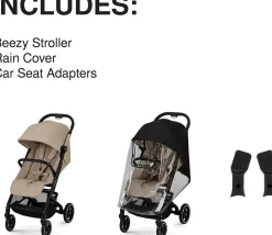 Cybex Beezy 2 Compact Stroller - Almond Beige