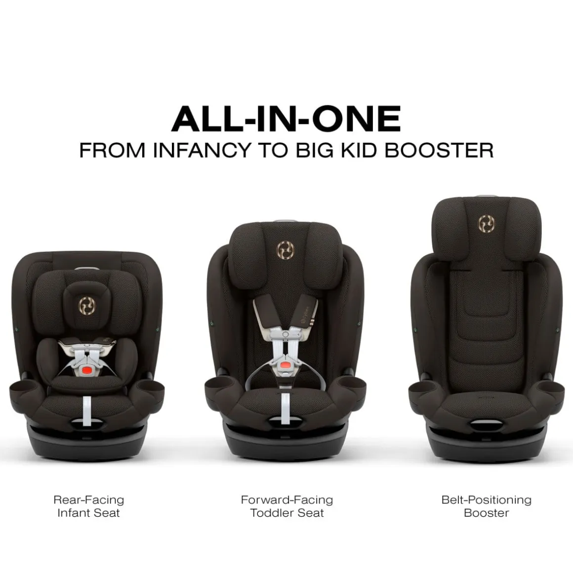 Cybex Callisto G 360 Rotating All-in-One Convertible Car Seat - Chocolate Brown