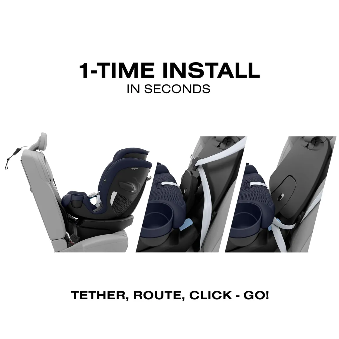 Cybex Callisto G 360 Rotating All-in-One Convertible Car Seat - Ocean Blue