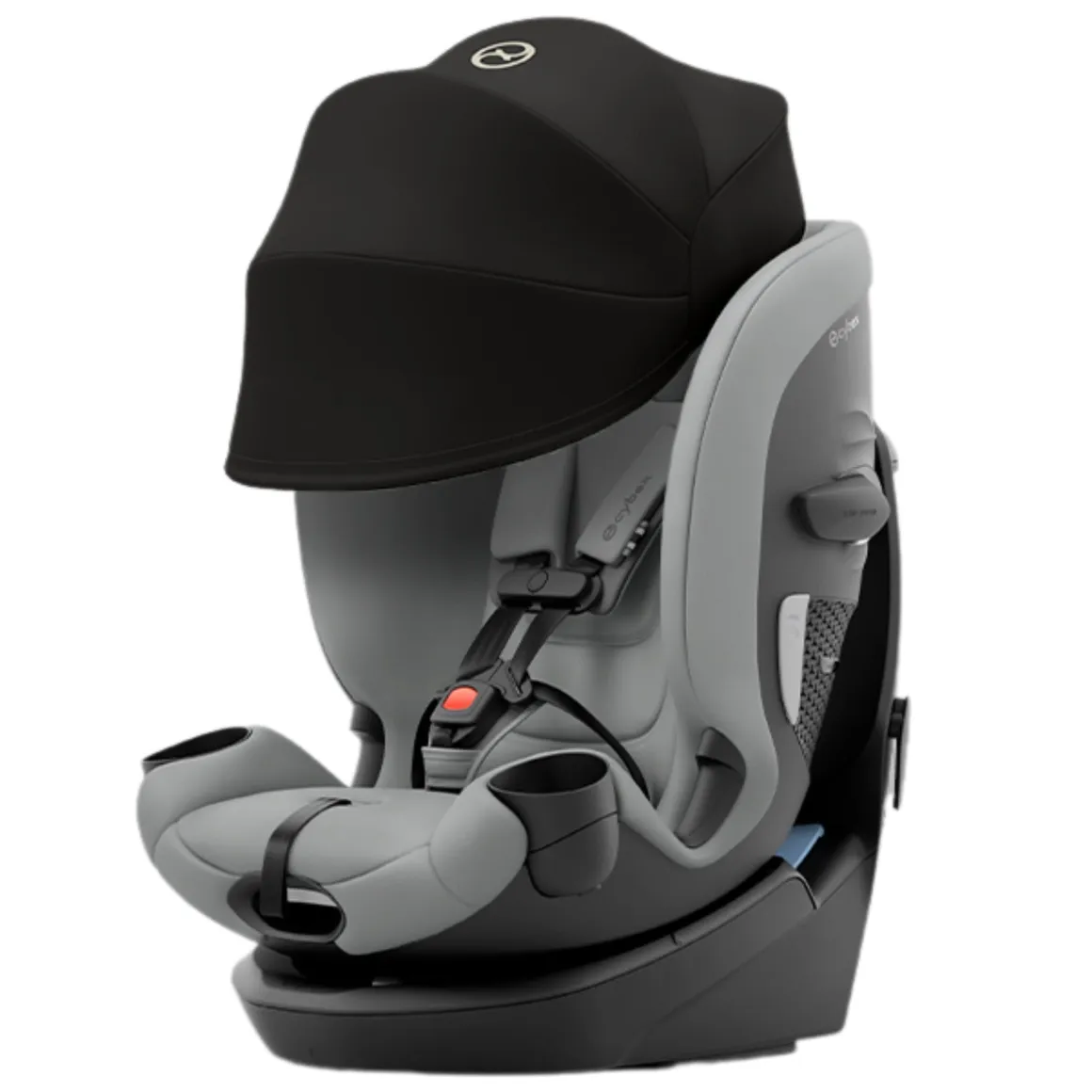 Cybex Callisto G 360 SELECT Rotating All-in-One Convertible Car Seat + Canopy Bundle - Grey