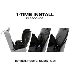 Cybex Callisto G 360 SELECT Rotating All-in-One Convertible Car Seat - Black