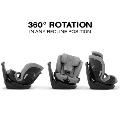 Cybex Callisto G 360 SELECT Rotating All-in-One Convertible Car Seat - Grey