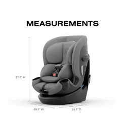 Cybex Callisto G 360 SELECT Rotating All-in-One Convertible Car Seat - Grey