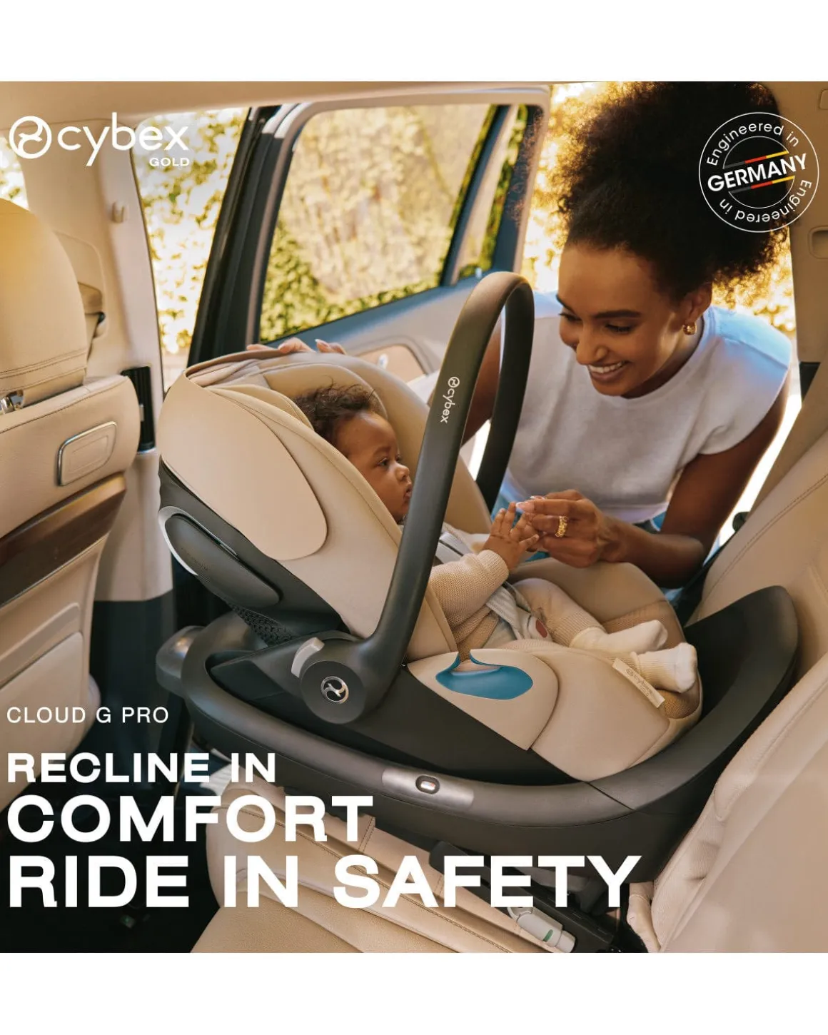 Cybex Cloud G Pro Comfort Extend Infant Car Seat - Almond Beige