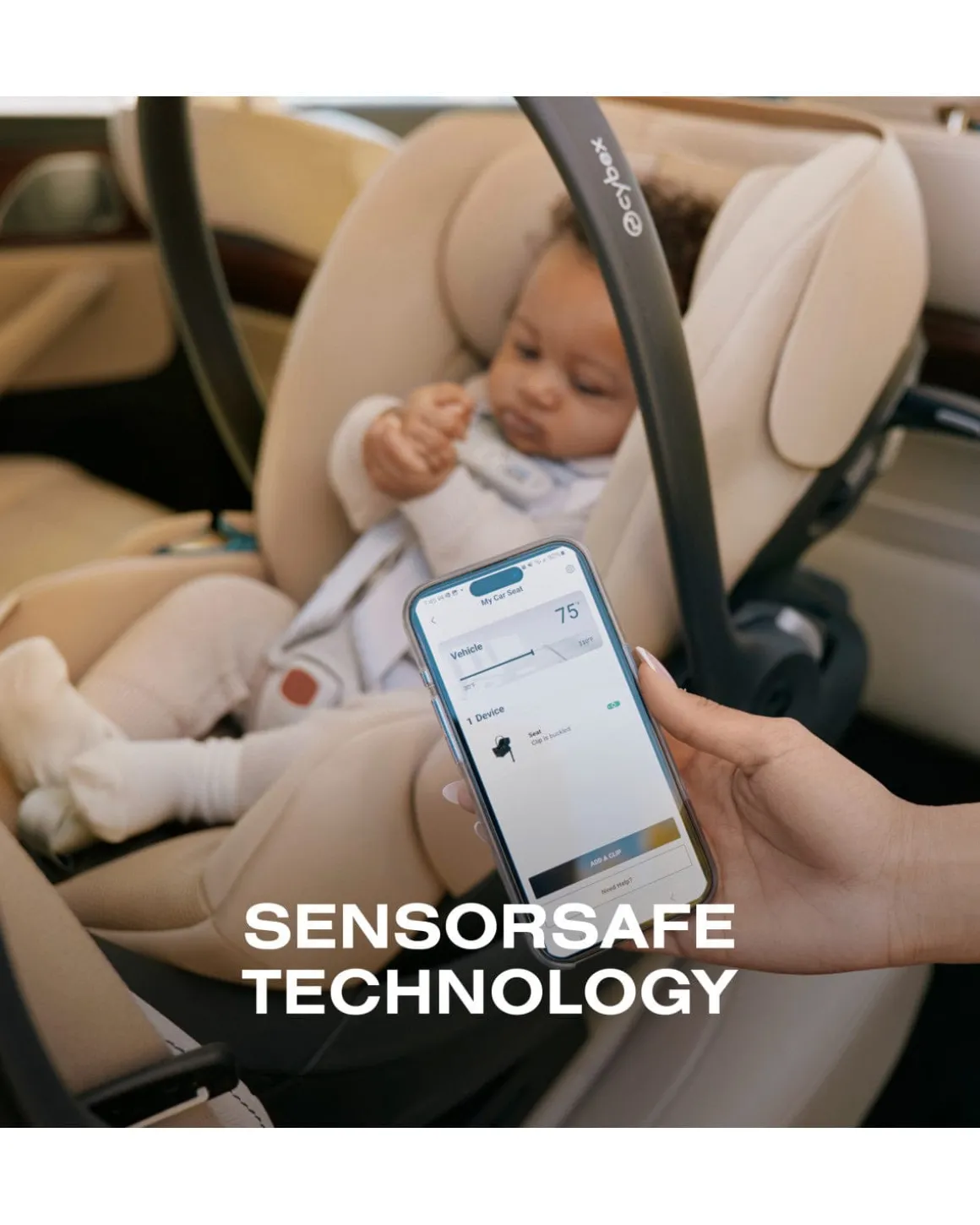 Cybex Cloud G Pro Comfort Extend Infant Car Seat - Almond Beige
