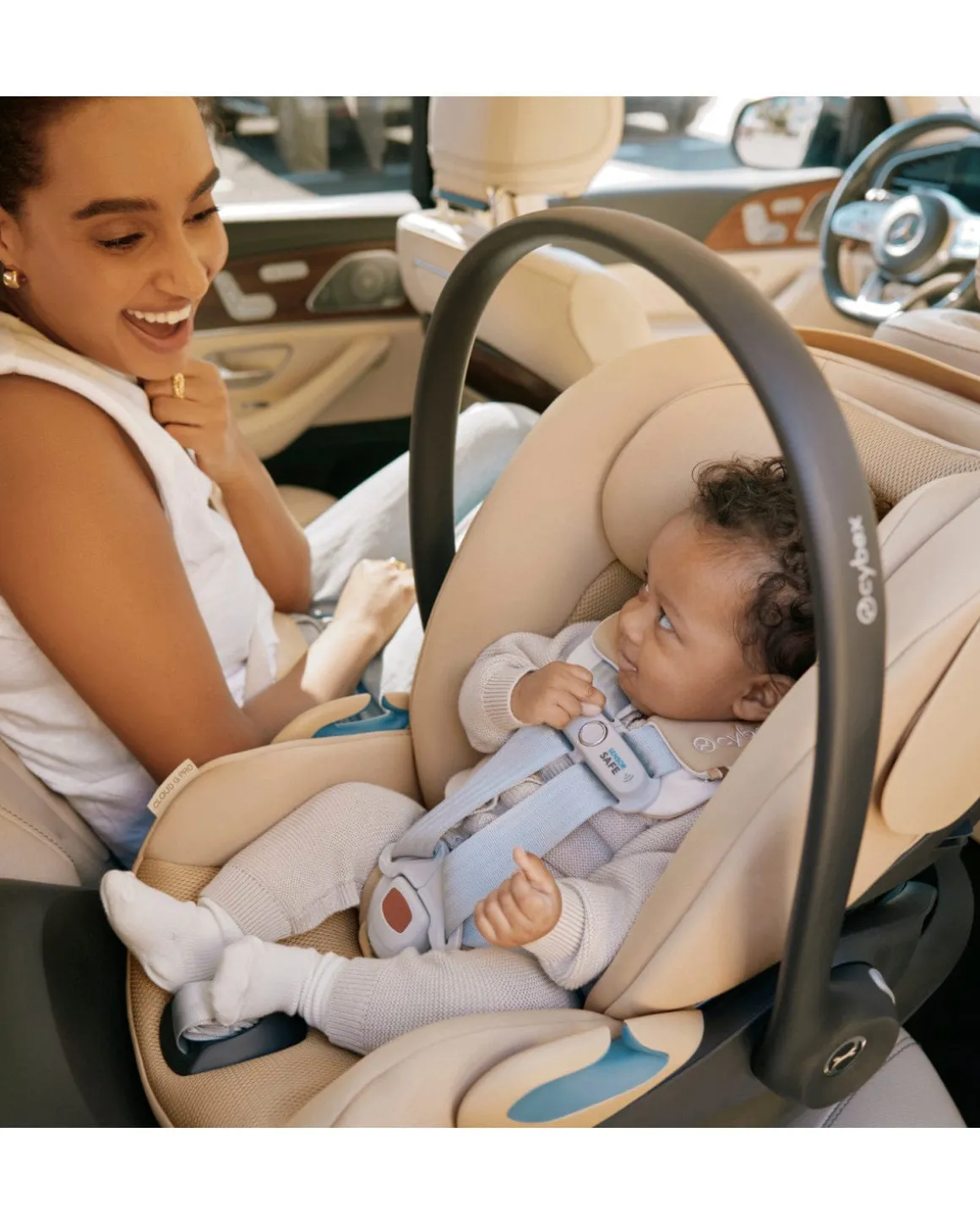 Cybex Cloud G Pro Comfort Extend Infant Car Seat - Ocean Blue