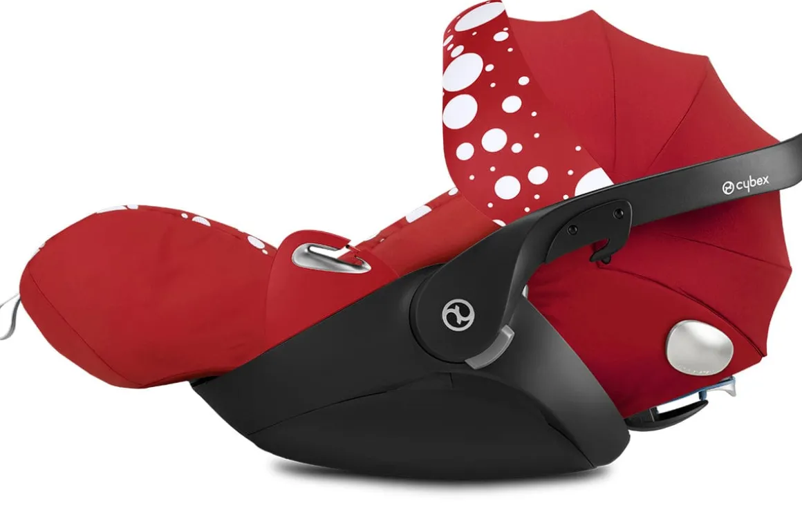 Cybex Cloud Q SensorSafe Reclining Infant Car Seat - Petticoat Red by Jeremy Scott