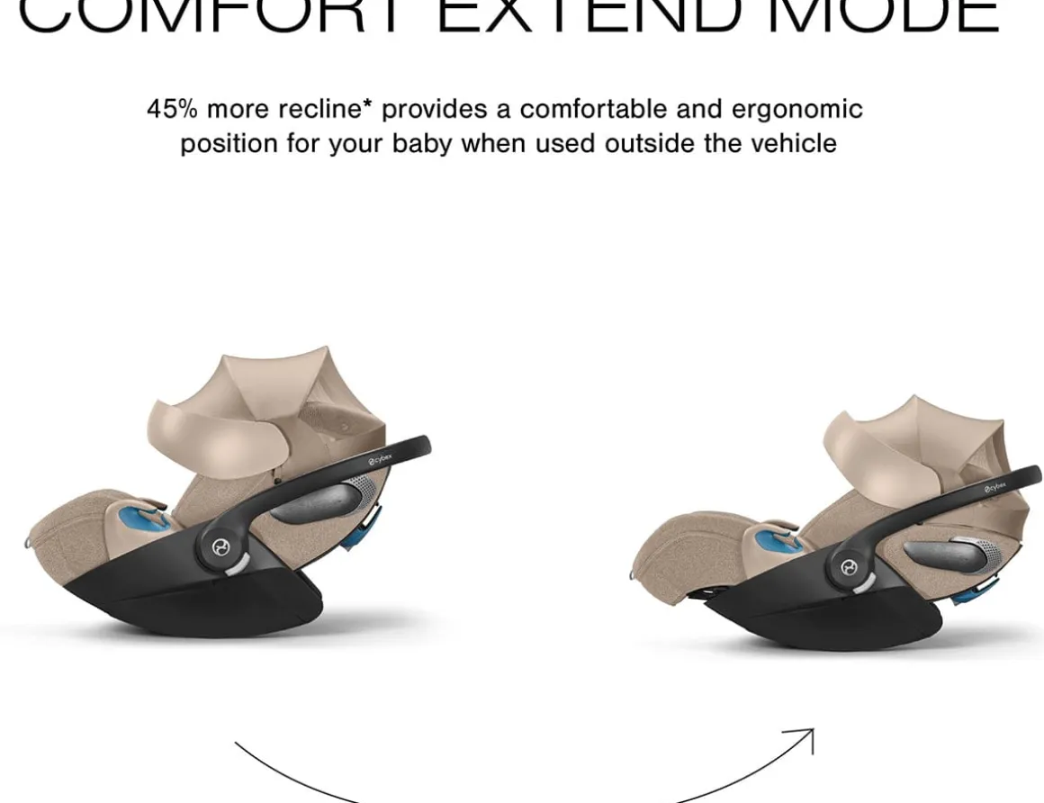 Cybex Cloud T SensorSafe Infant Car Seat - Cozy Beige