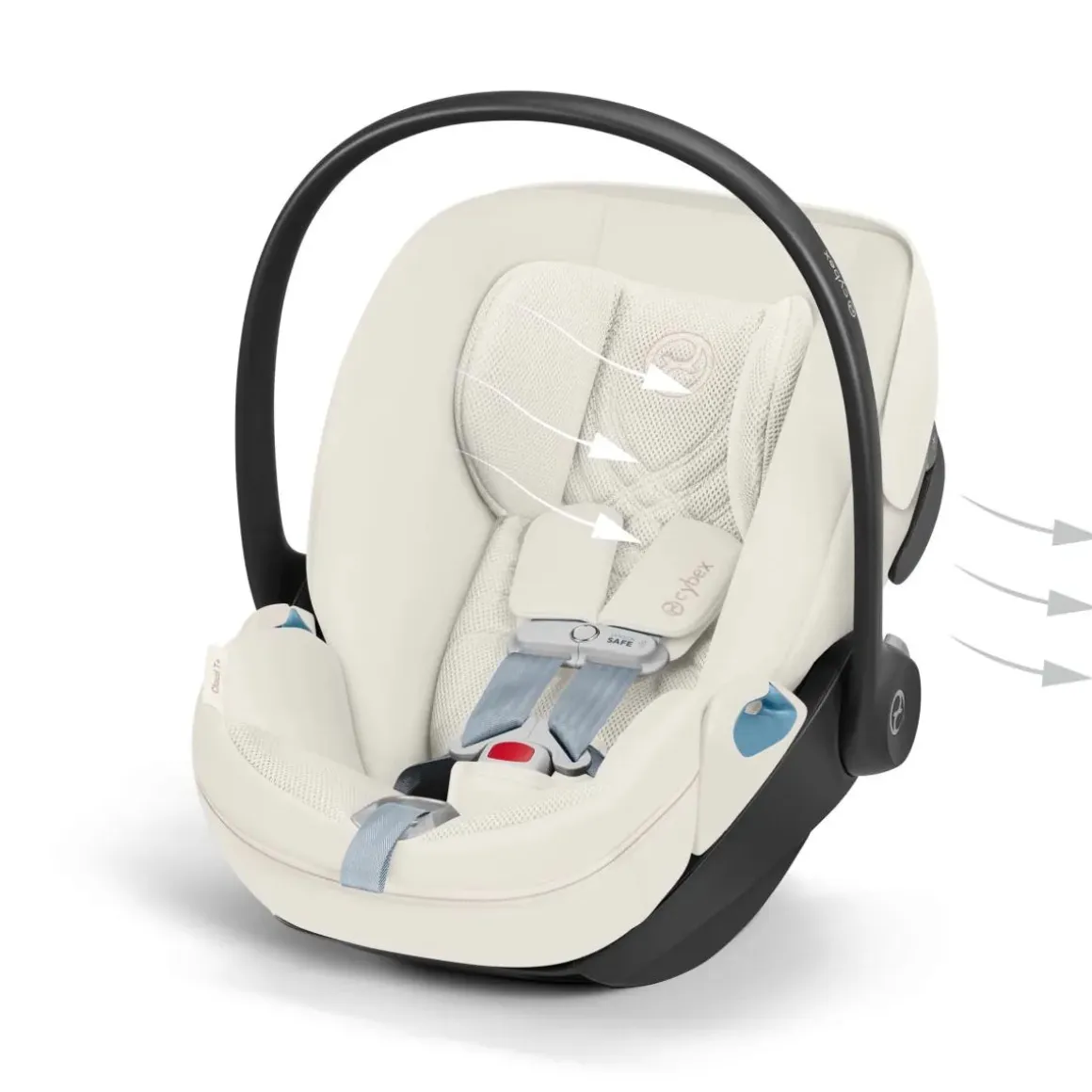 Cybex Cloud T SensorSafe Infant Car Seat - Off White