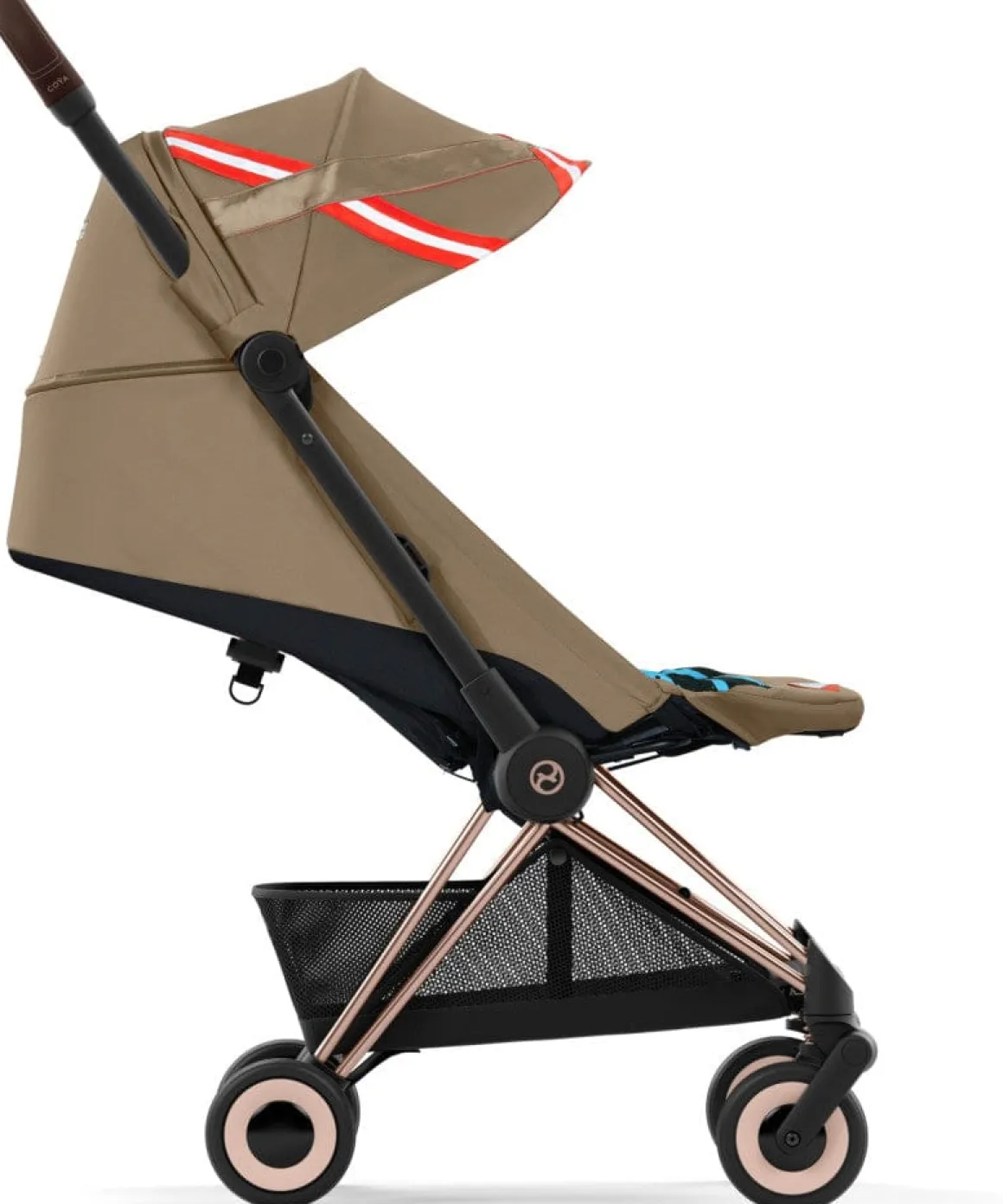 Cybex COYA Compact Stroller - KK One Love / Rose Gold