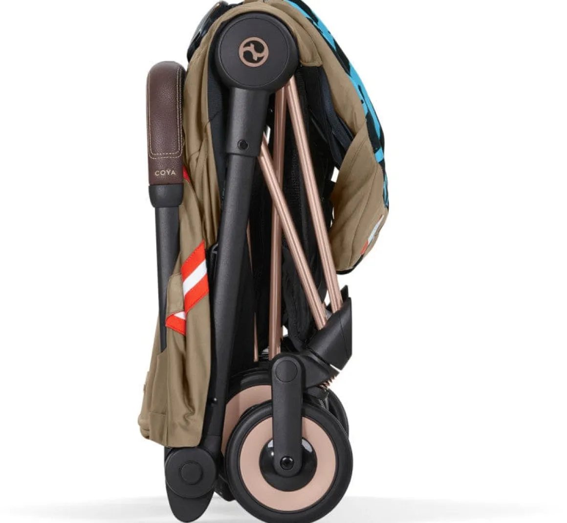 Cybex COYA Compact Stroller - KK One Love / Rose Gold
