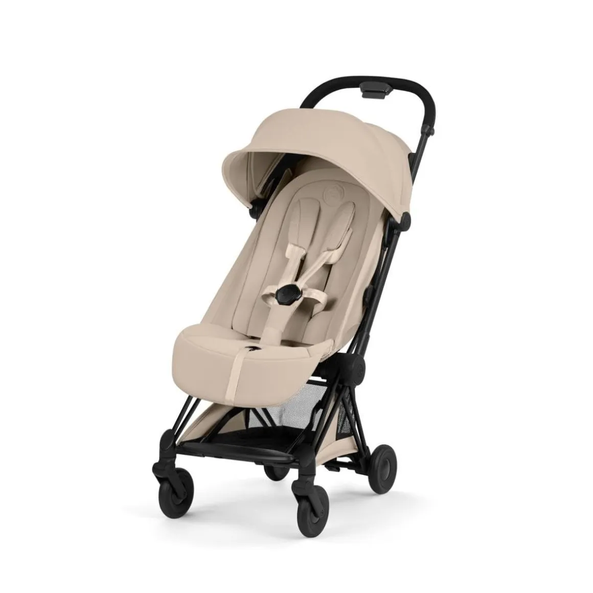 Cybex Coya Stroller (2026) - Style Collection - Matte Black Frame / Cozy Beige Lux Seat