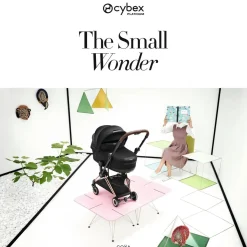 Cybex Coya Stroller (2026) - Style Collection - Matte Black Frame / Cozy Beige Lux Seat