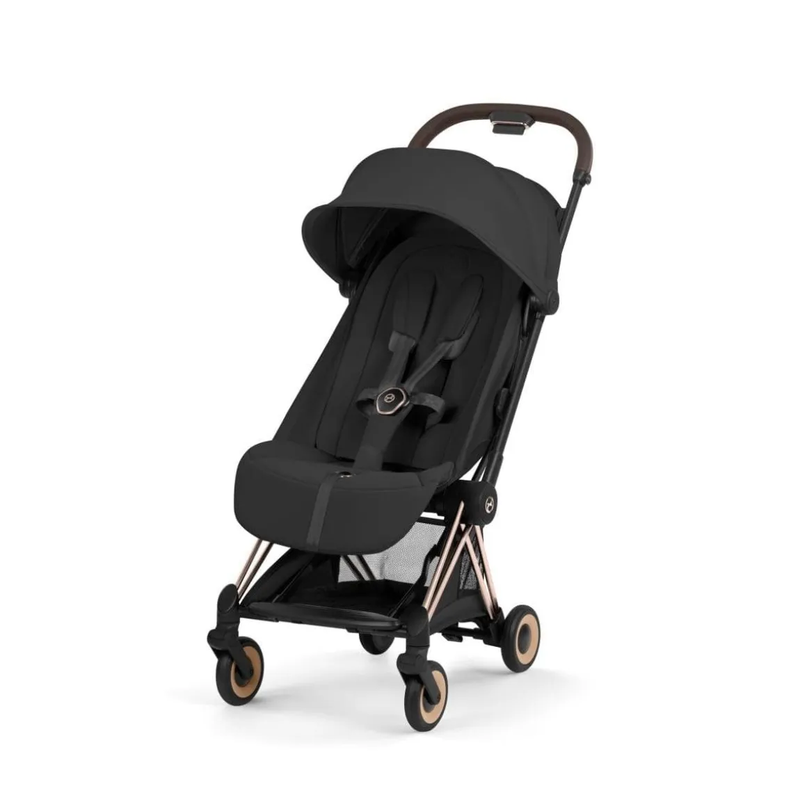 Cybex Coya Stroller (2026) - Style Collection - Rose Gold Frame / Sepia Black Lux Seat