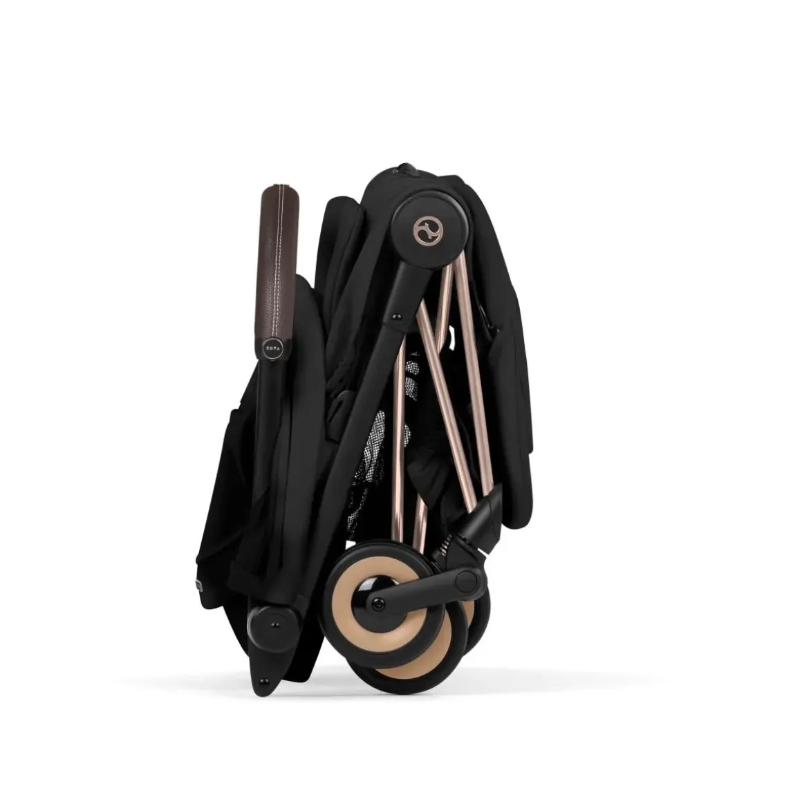 Cybex Coya Stroller (2026) - Style Collection - Rose Gold Frame / Sepia Black Lux Seat