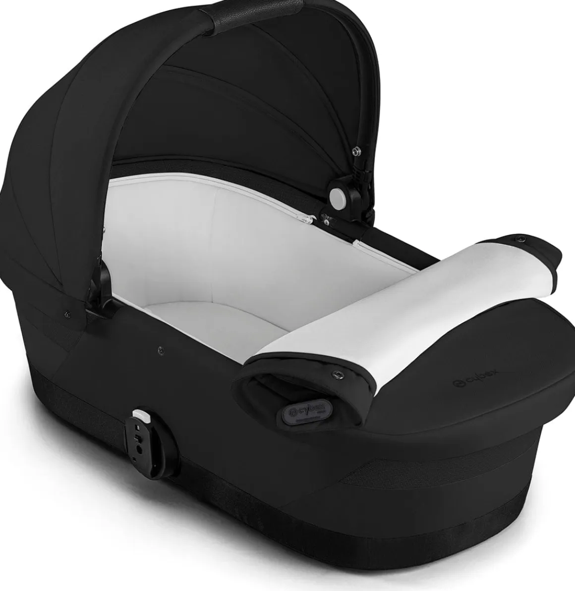 Cybex eGazelle S Electronic Assist Stroller + Gazelle S 2 Cot Bundle - Black Frame / Moon Black