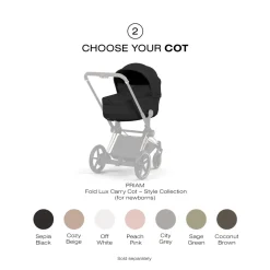 Cybex e-Priam Style Frame (2026) - Rosegold