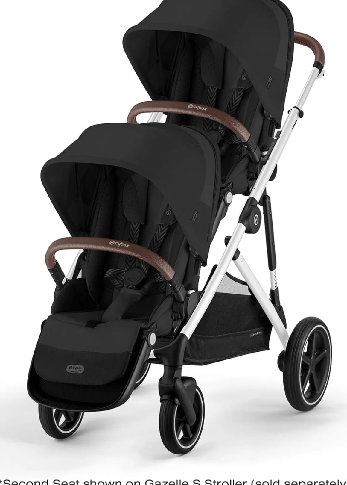 Cybex Gazelle S Second Seat - Silver Frame / Moon Black