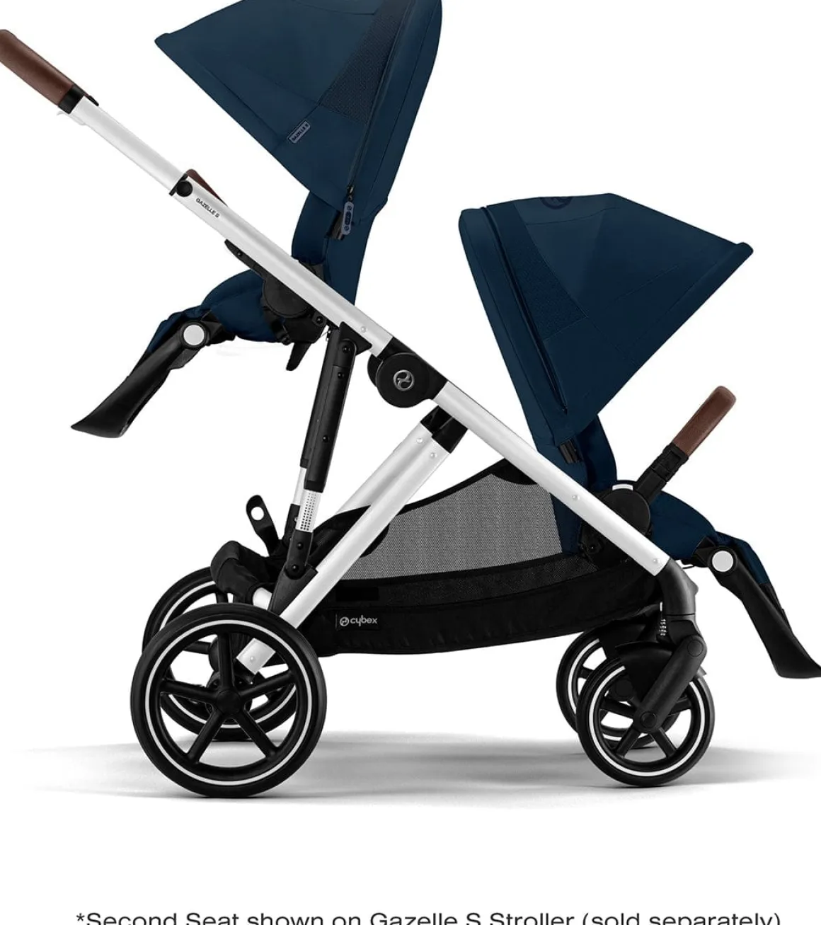 Cybex Gazelle S Second Seat - Silver Frame / Ocean Blue