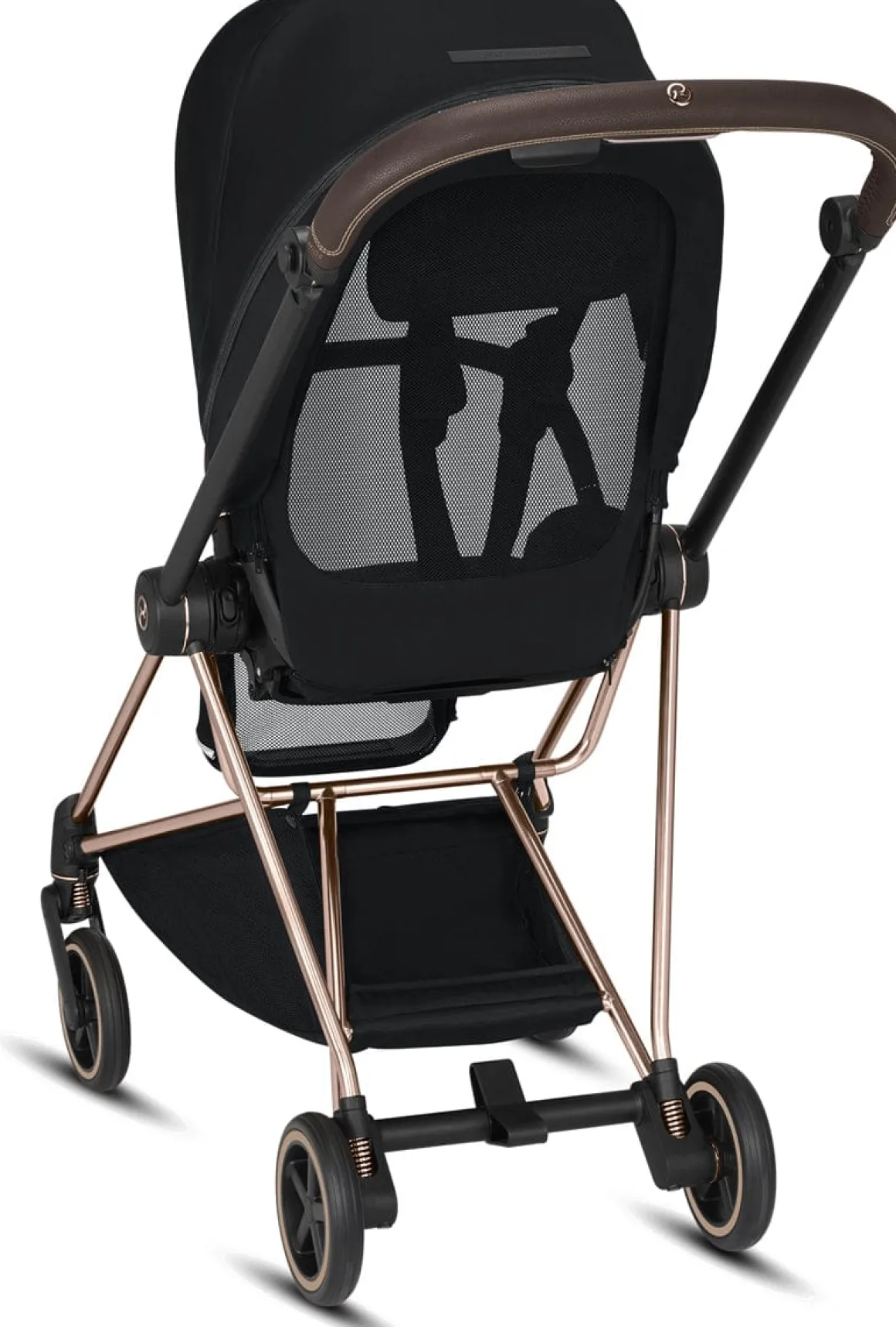 Cybex Mios 2 Complete Stroller - Chrome/Black/Fancy Pink