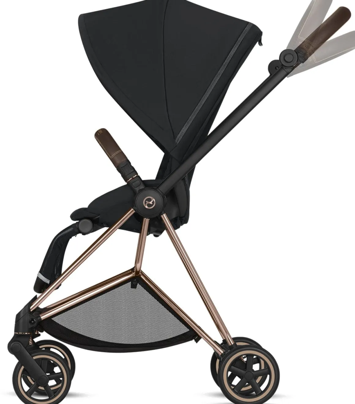 Cybex Mios 2 Complete Stroller - Chrome/Black/Indigo Blue