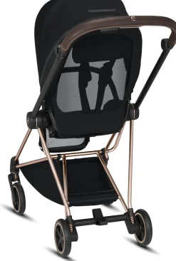 Cybex Mios 2 Complete Stroller - Chrome/Brown/True Red