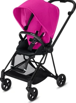 Cybex Mios 2 Complete Stroller - Matte Black/Fancy Pink