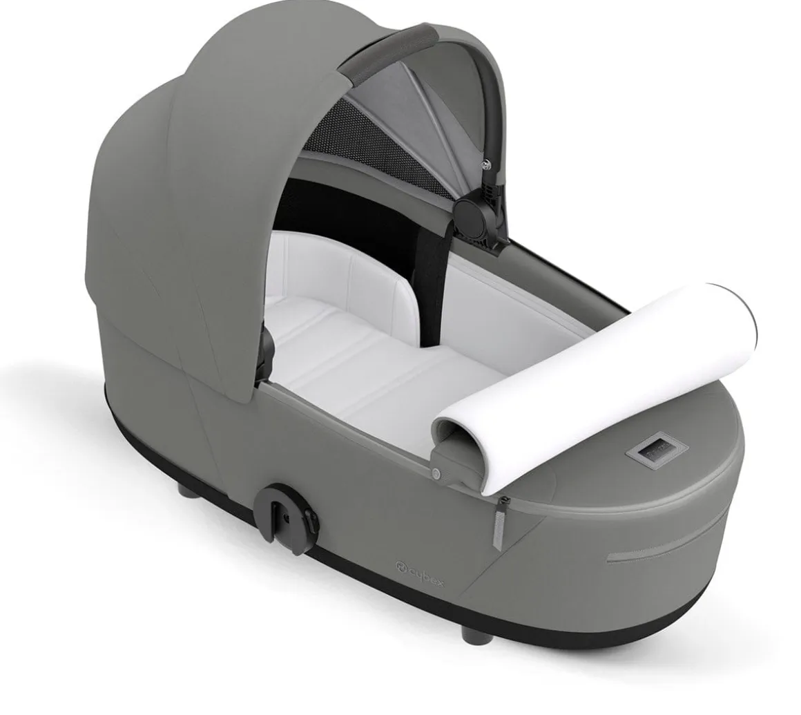 Cybex Mios 3 Lux Carry Cot - Conscious Pearl Grey