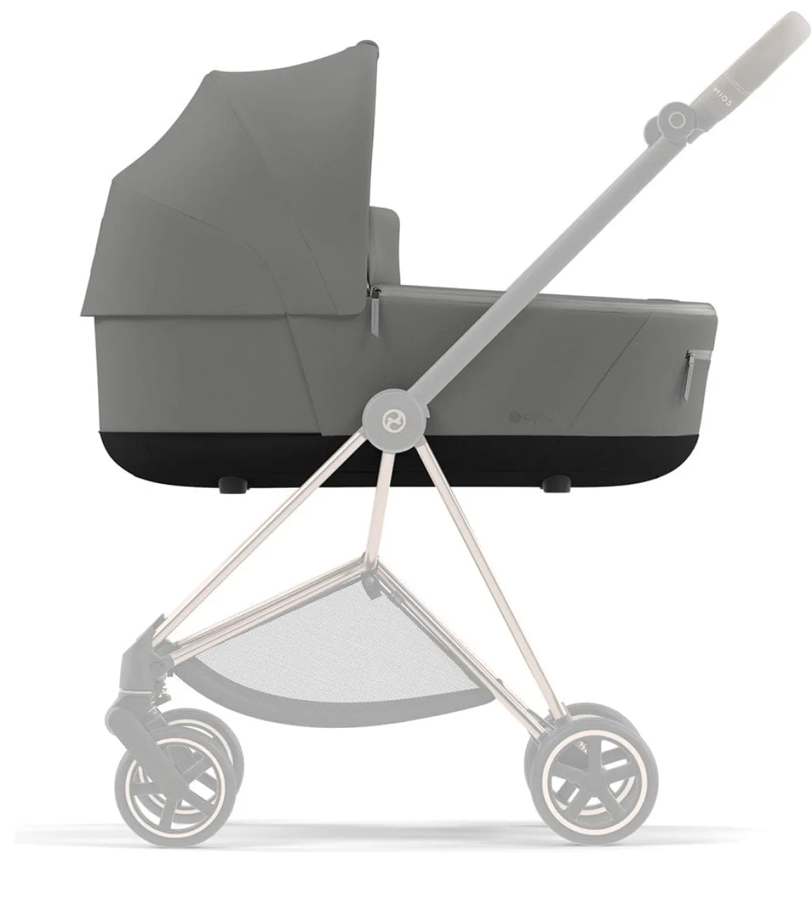 Cybex Mios 3 Lux Carry Cot - Conscious Pearl Grey