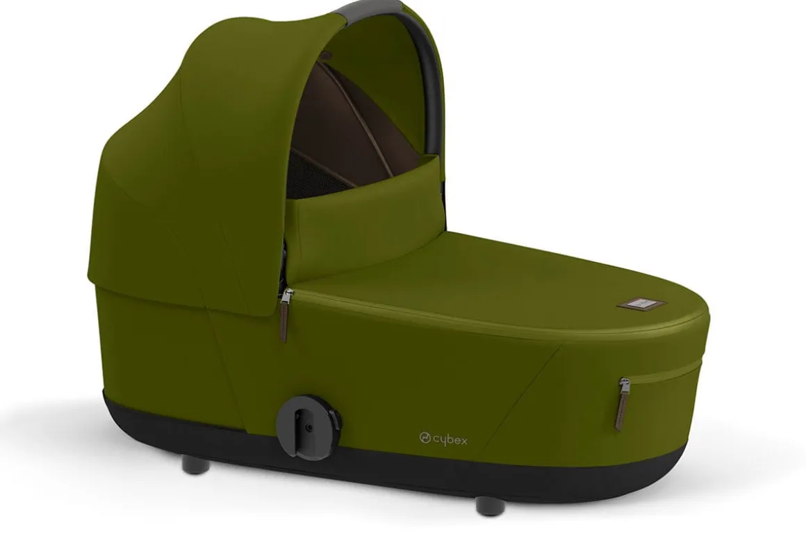 Cybex Mios 3 Lux Carry Cot - Khaki Green