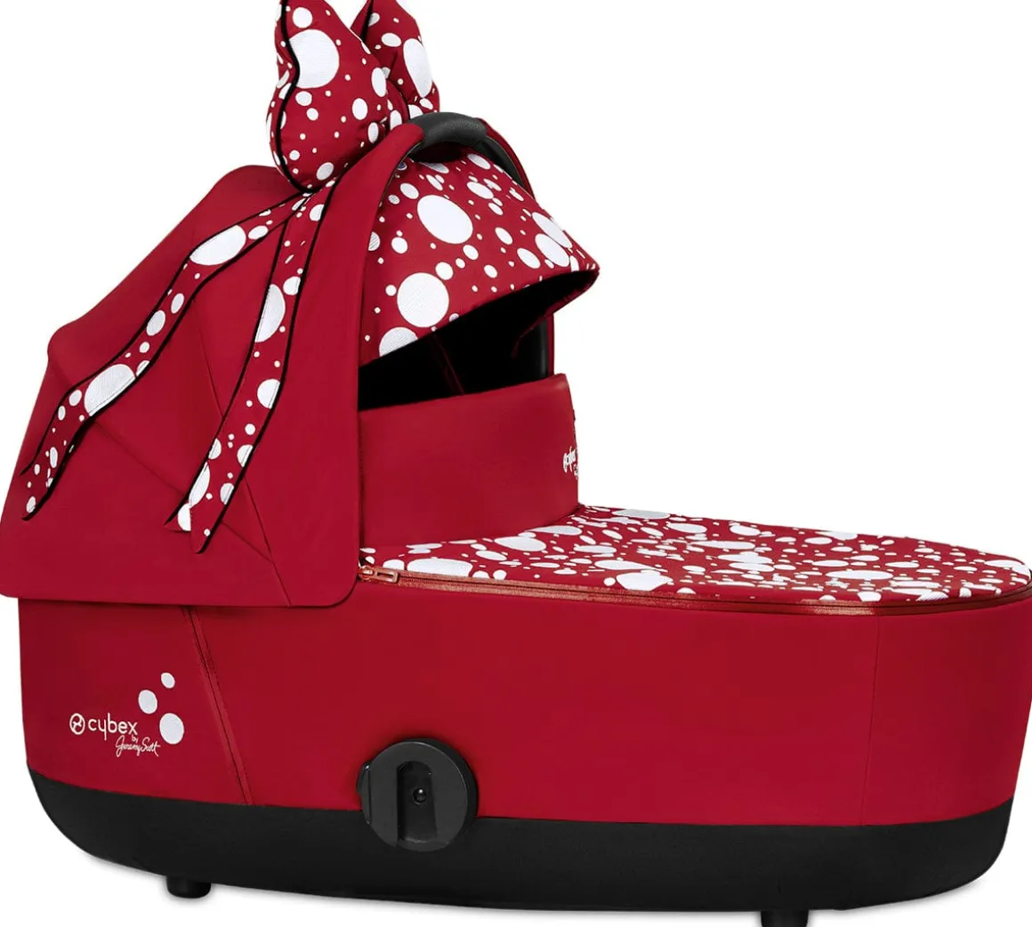 Cybex Mios Lux Carry Cot - Petticoat Red by Jeremy Scott