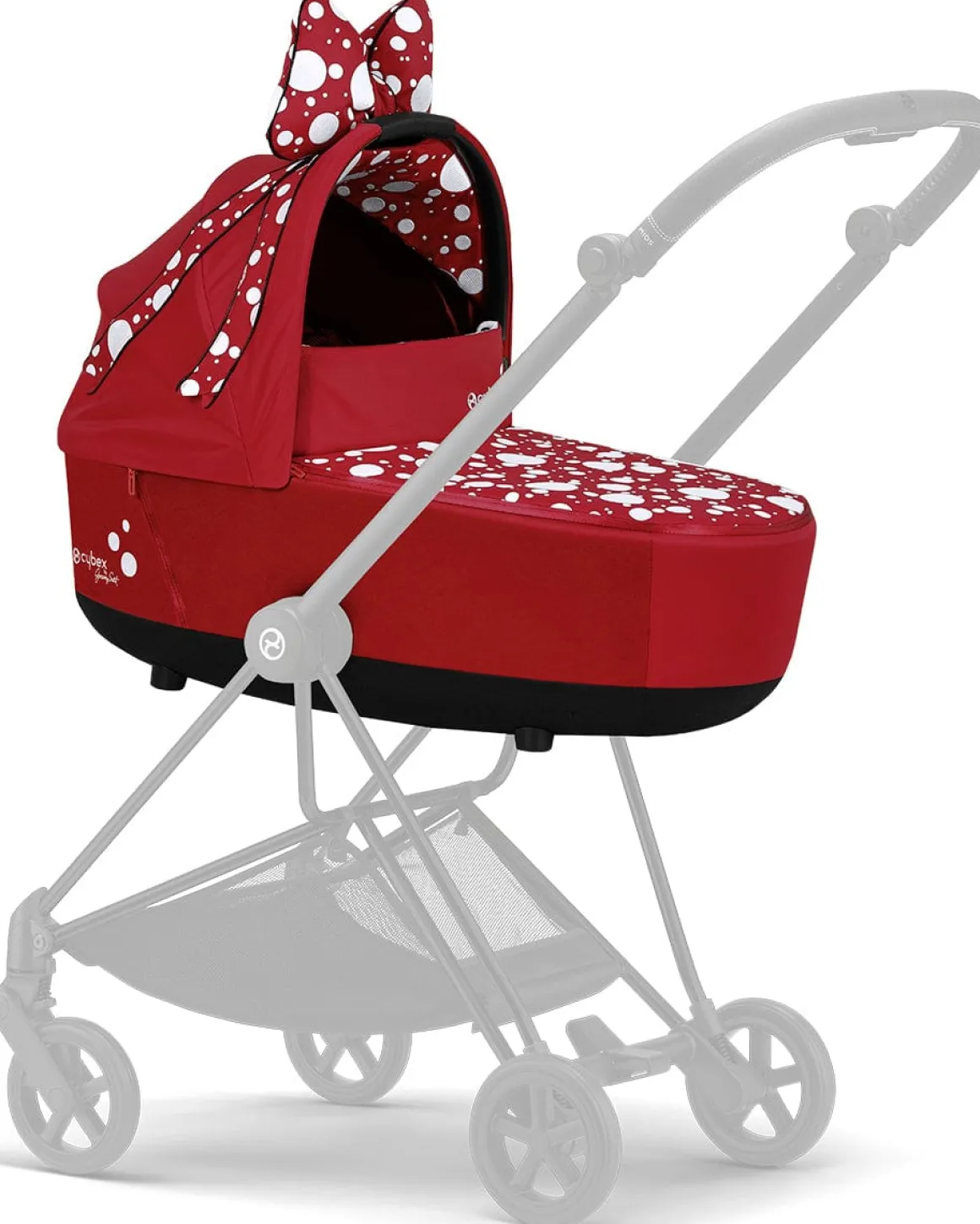 Cybex Mios Lux Carry Cot - Petticoat Red by Jeremy Scott