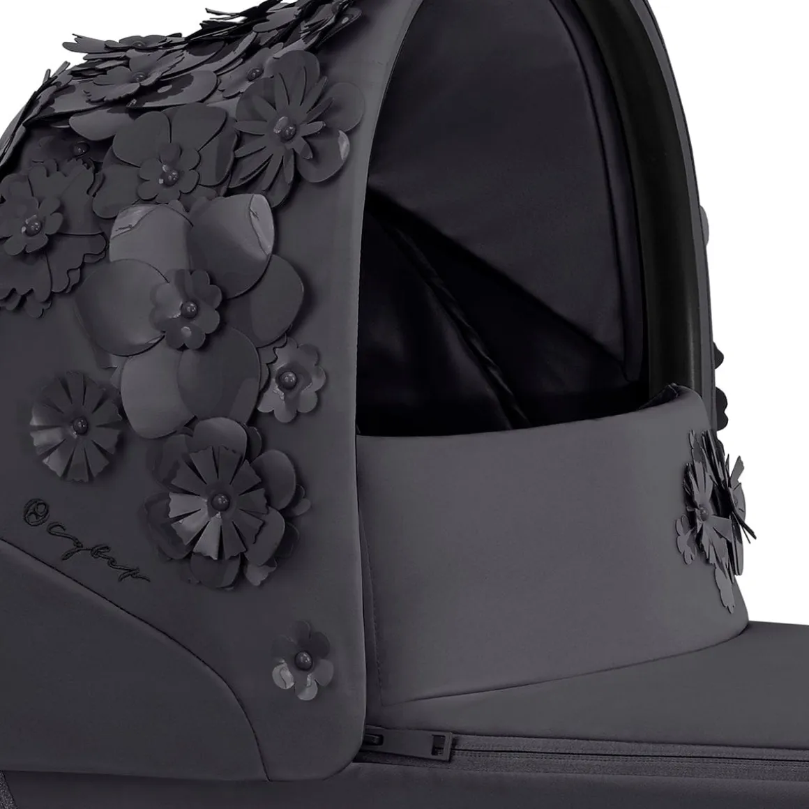 Cybex Mios Lux Carry Cot - Simply Flowers - Dream Grey