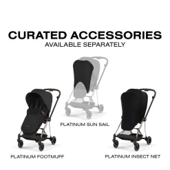 Cybex Mios Stroller (2026) - Matte Black Frame / Coconut Brown Lux Seat