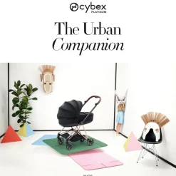 Cybex Mios Stroller (2026) - Matte Black Frame / Coconut Brown Lux Seat