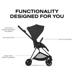 Cybex Mios Stroller (2026) - Matte Black Frame / Sepia Black Lux Seat