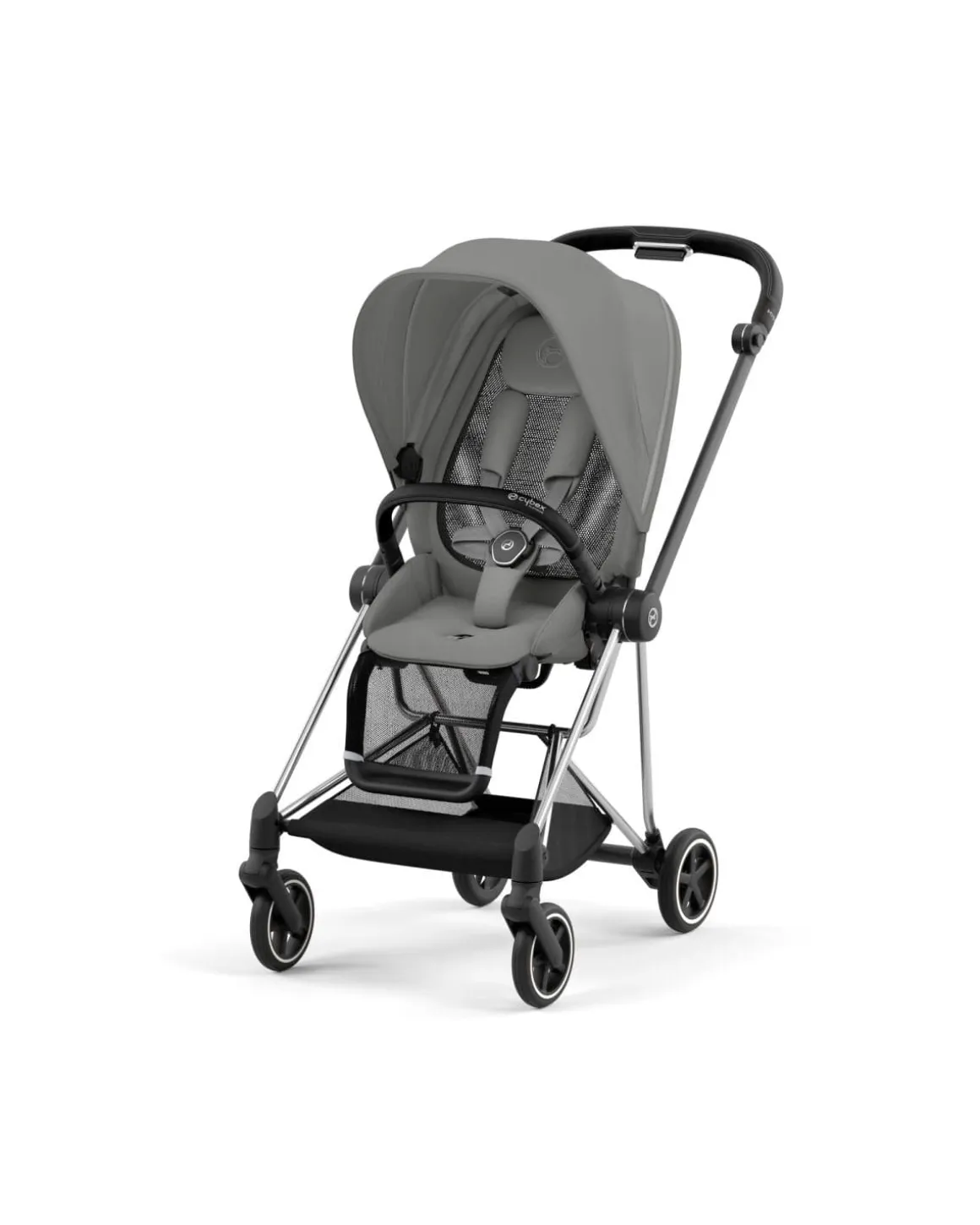 Cybex Mios 3 Stroller (One Box) - Chrome/ Black / Mirage Grey