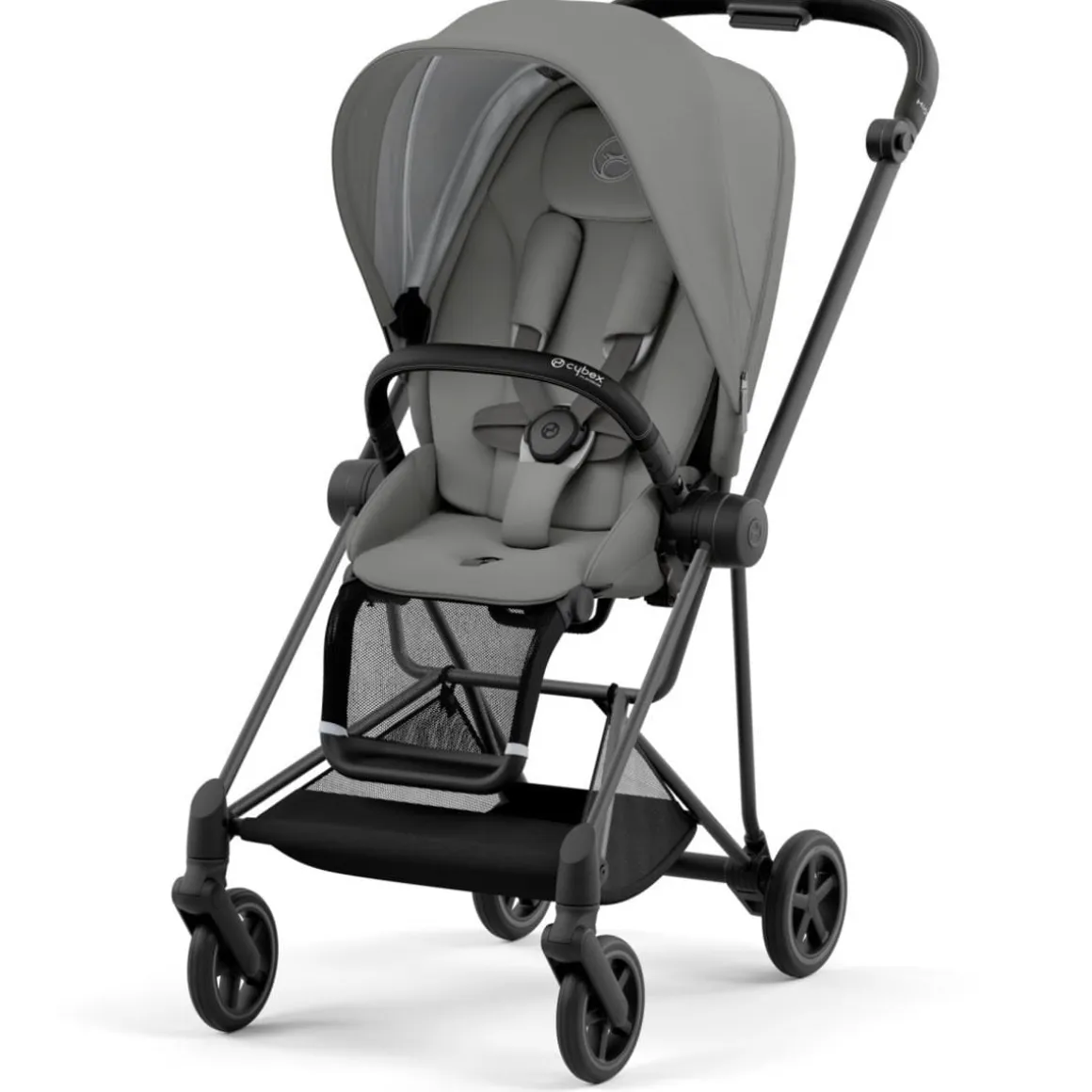 Cybex MIOS 3 Stroller (One Box) - Matte Black / Black / Soho Grey