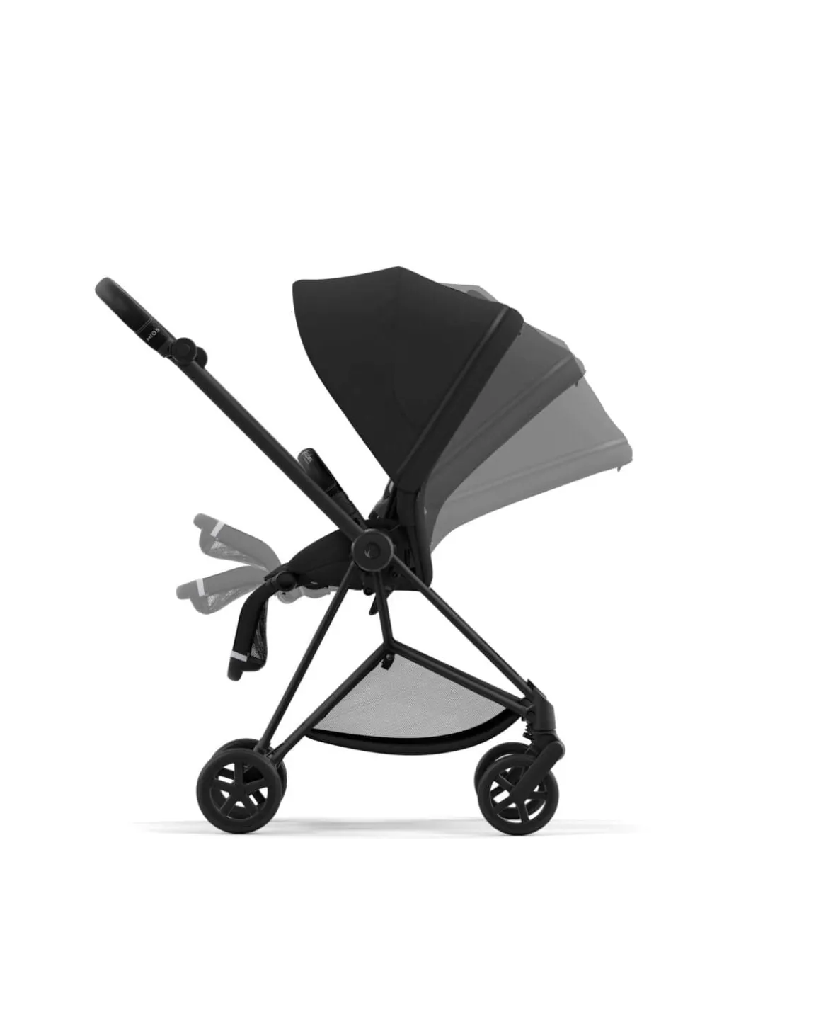 Cybex Mios 3 Stroller (One Box) - Matte Black / Black / Sepia Black
