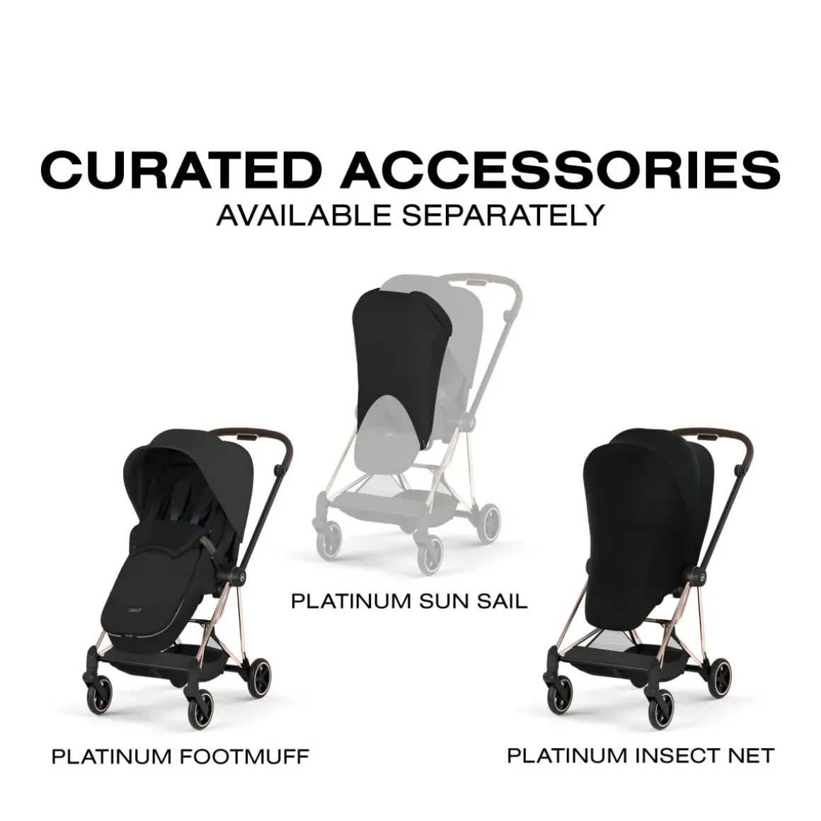Cybex Mios Stroller (2026) - Rose Gold Frame / Sepia Black Lux Seat