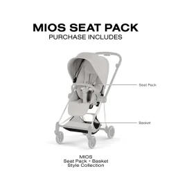 Cybex Mios Style Seat Pack (2026) - City Grey