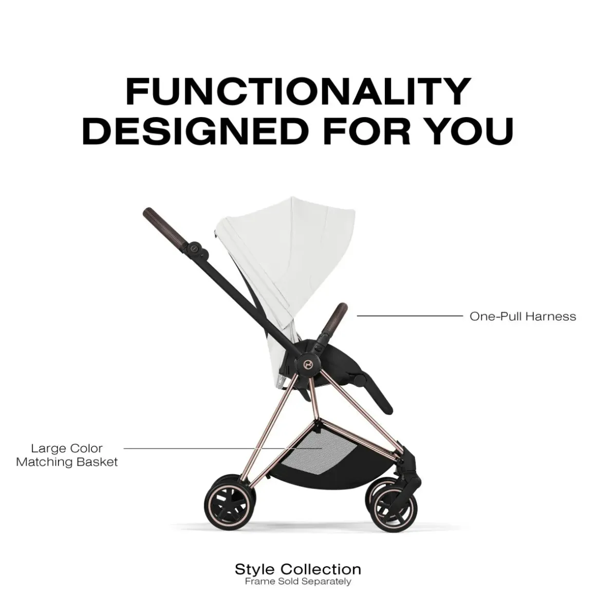 Cybex Mios Style Seat Pack (2026) - Off White