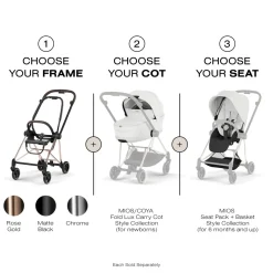 Cybex Mios Style Seat Pack (2026) - Off White