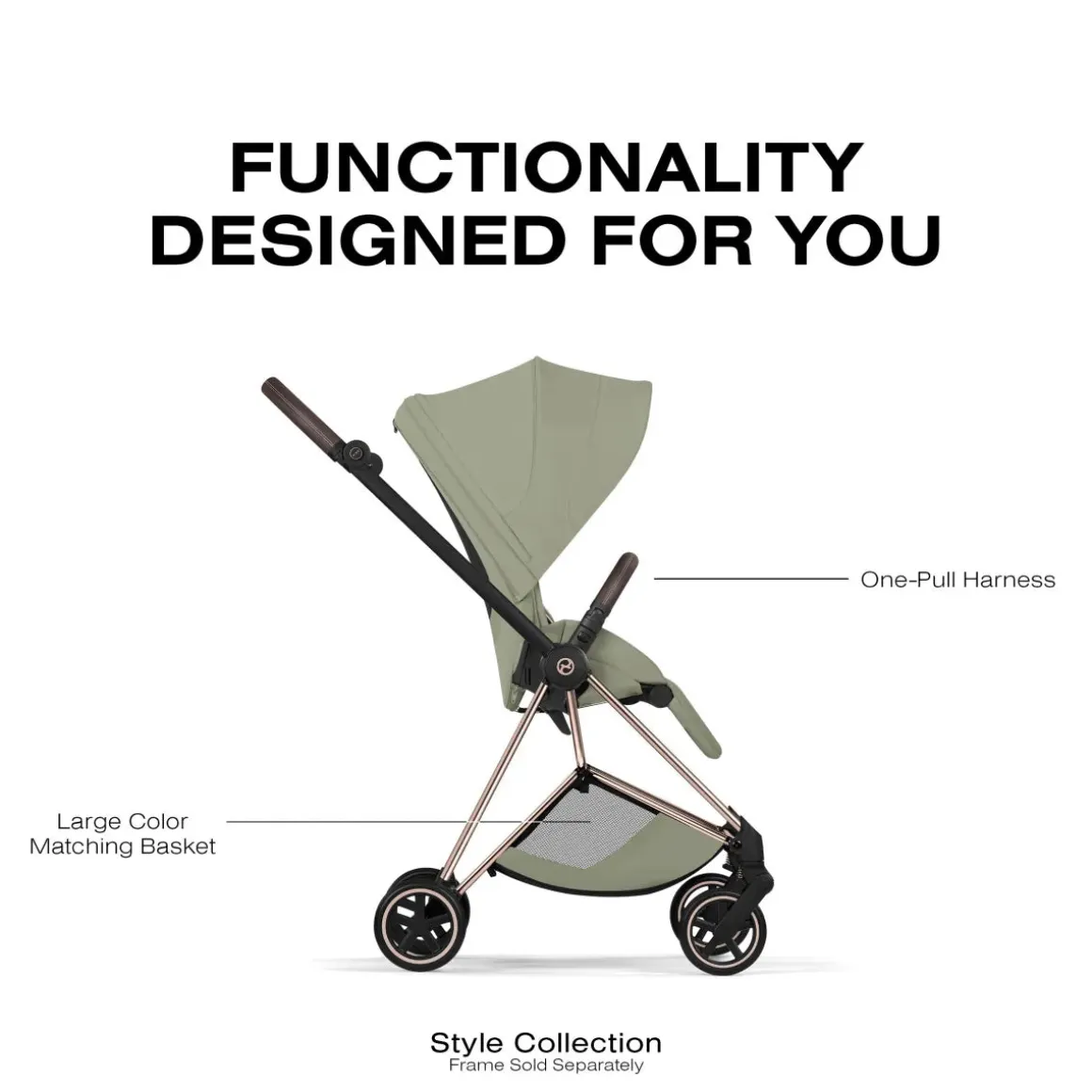 Cybex Mios Style Seat Pack (2026) - Sage Green