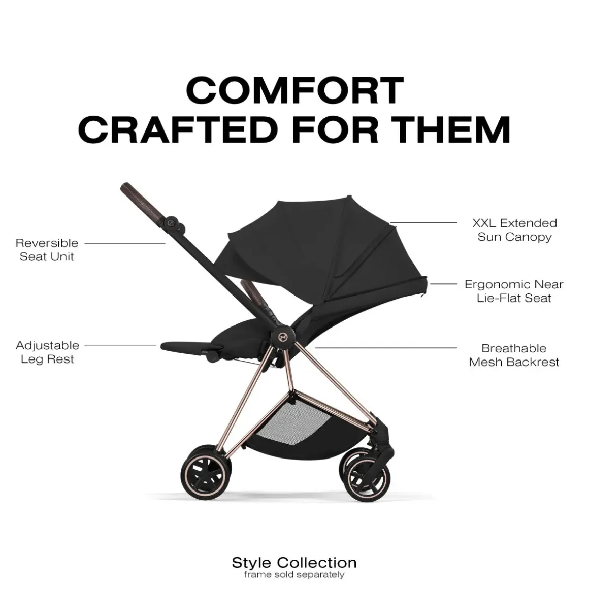 Cybex Mios Style Seat Pack (2026) - Sepia Black